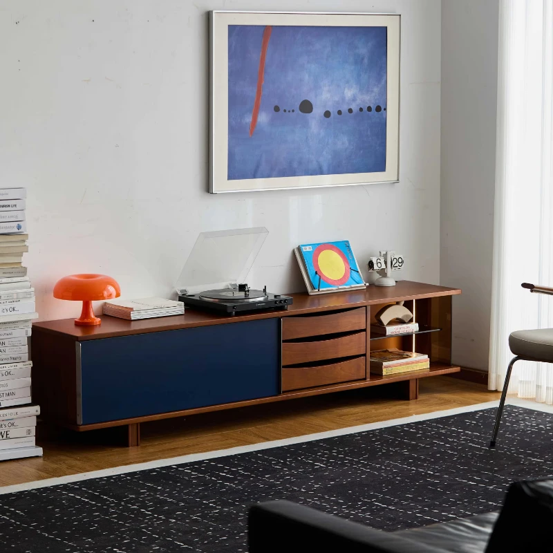 Retro solid wood TV cabinet Antique style storage cabinet Small apartment living room home audio-visual integrated cabinet
Retro solid wood TV cabinet Antique style storage cabinet Small apartment living room home audio-visual integrated cabinet