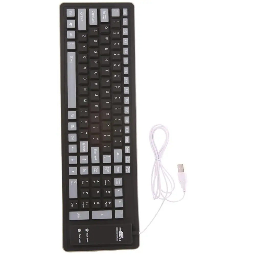 Silicone Key USB Wired Waterproof Dust Resistant Foldable 103 Key Silicone Keyboard Keyboard Accessories
Silicone Key USB Wired Waterproof Dust Resistant Foldable 103 Key Silicone Keyboard Keyboard Accessories