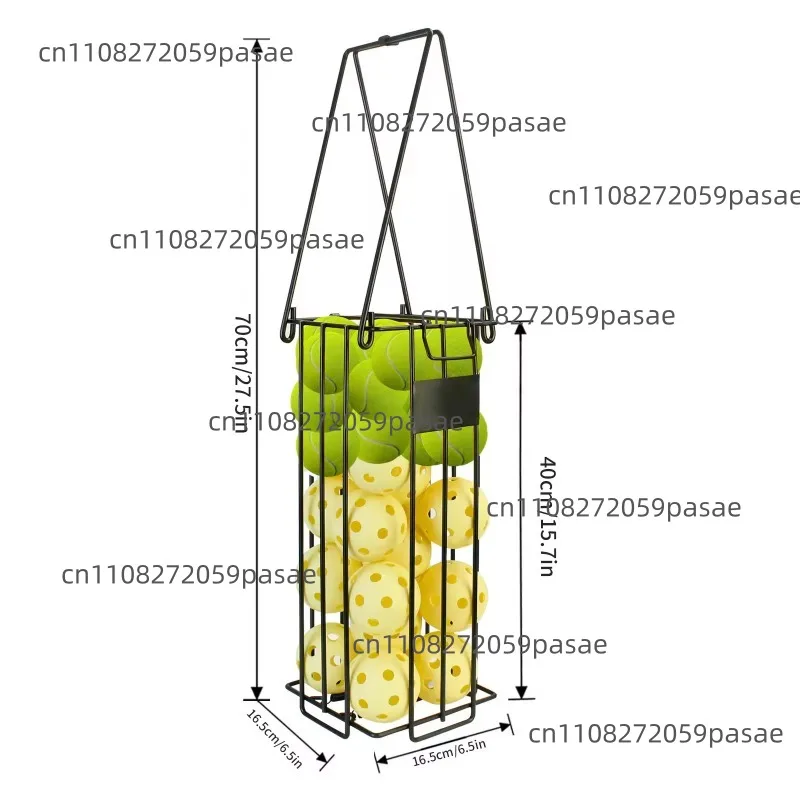 High Quality Large Capacity Metal Portable Ball Collector Basket, Durable Pick Ball Collector with Handle
High Quality Large Capacity Metal Portable Ball Collector Basket, Durable Pick Ball Collector with Handle