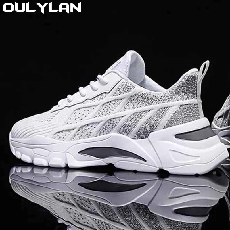 Oulylan Men new men's shoes Breathable lace-up lightweight running shoes Men's sneakers Summer
Oulylan Men new men's shoes Breathable lace-up lightweight running shoes Men's sneakers Summer