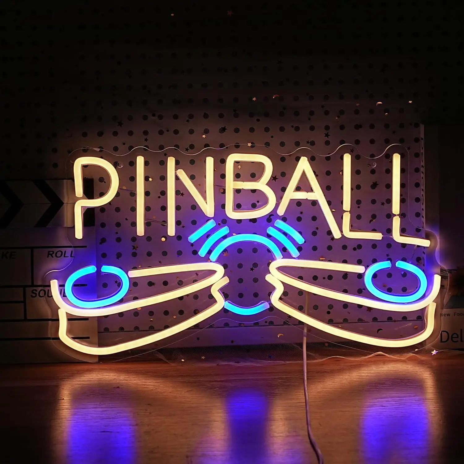Pinball Neon Sign USB Dimmable LED Neon Lights for Game Room Club Man Cave Playroom Decor Birthday Party Gifts Wall Lights
Pinball Neon Sign USB Dimmable LED Neon Lights for Game Room Club Man Cave Playroom Decor Birthday Party Gifts Wall Lights