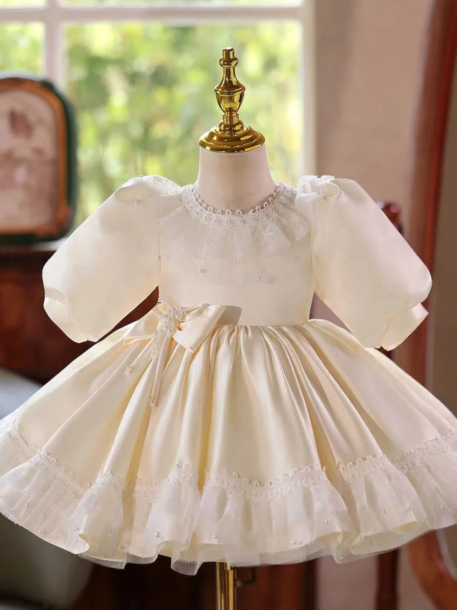 Baby Lolita Princess Ball Gowns Kids Girl Spanish Dress Knee Length Bow Infant Birthday Christening Dresses Kid Boutique Clothes
Baby Lolita Princess Ball Gowns Kids Girl Spanish Dress Knee Length Bow Infant Birthday Christening Dresses Kid Boutique Clothes