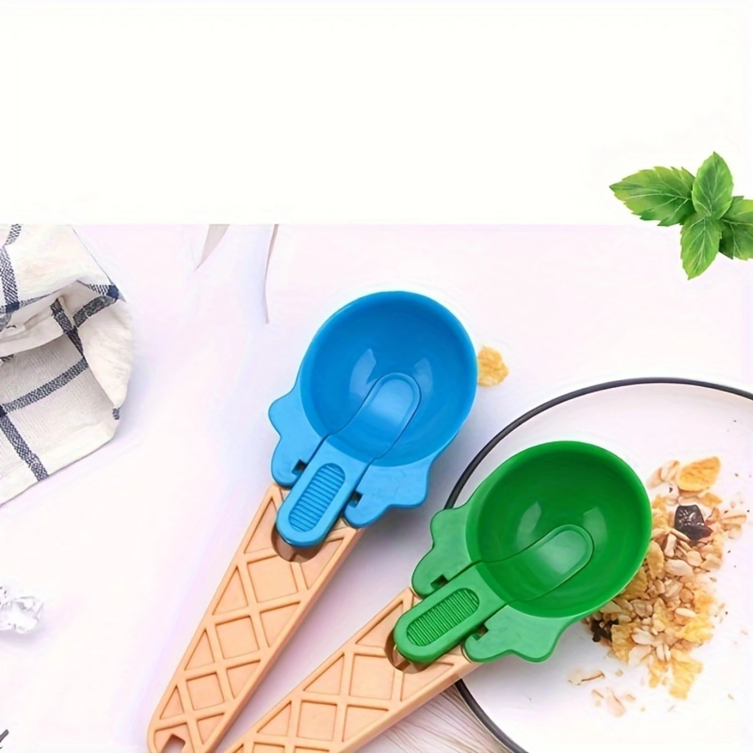 1Pc Durable Plastic Ice Cream Scoop - Bouncy, Easy-Release Ball Spoon For Desserts & Fruits
1Pc Durable Plastic Ice Cream Scoop - Bouncy, Easy-Release Ball Spoon For Desserts & Fruits