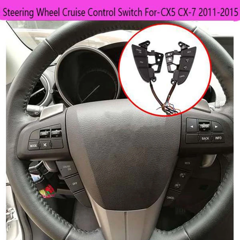 Steering Wheel Cruise Control Switch Steering Wheel Cruise Button Fit For-Mazda 3 CX5 CX-7 2011-2015
Steering Wheel Cruise Control Switch Steering Wheel Cruise Button Fit For-Mazda 3 CX5 CX-7 2011-2015