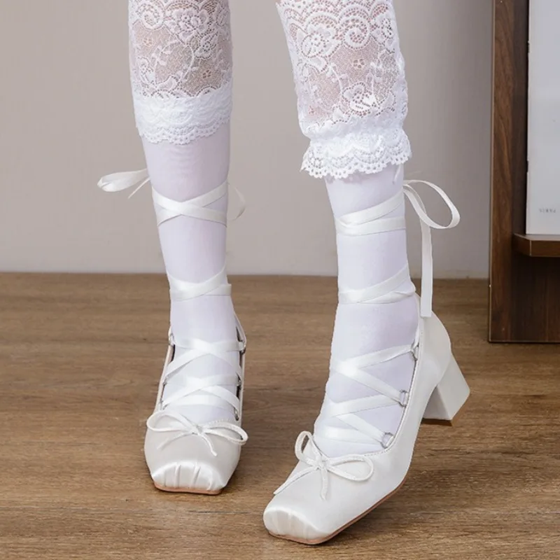 Sweet Women's Mary Jane Shoes Exquisite Ballet High Heels for Woman Elegant French Casual Shoes Designer Shoes Zapatos De Mujer
Sweet Women's Mary Jane Shoes Exquisite Ballet High Heels for Woman Elegant French Casual Shoes Designer Shoes Zapatos De Mujer