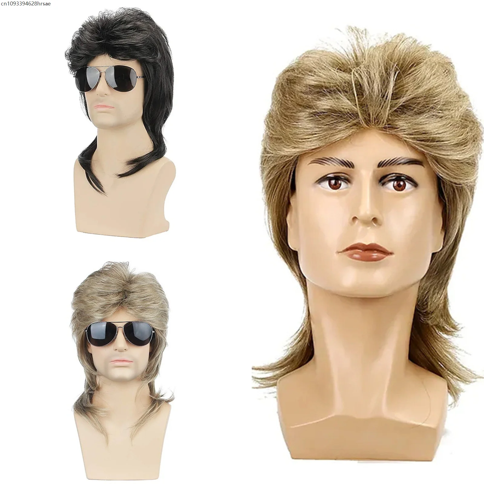 Mullet Wigs for Men 70s 80s Costumes Mens Fancy Party Accessory Cosplay Hair Halloween Synthetic Wigs Rocker Disco Fancy Show
Mullet Wigs for Men 70s 80s Costumes Mens Fancy Party Accessory Cosplay Hair Halloween Synthetic Wigs Rocker Disco Fancy Show