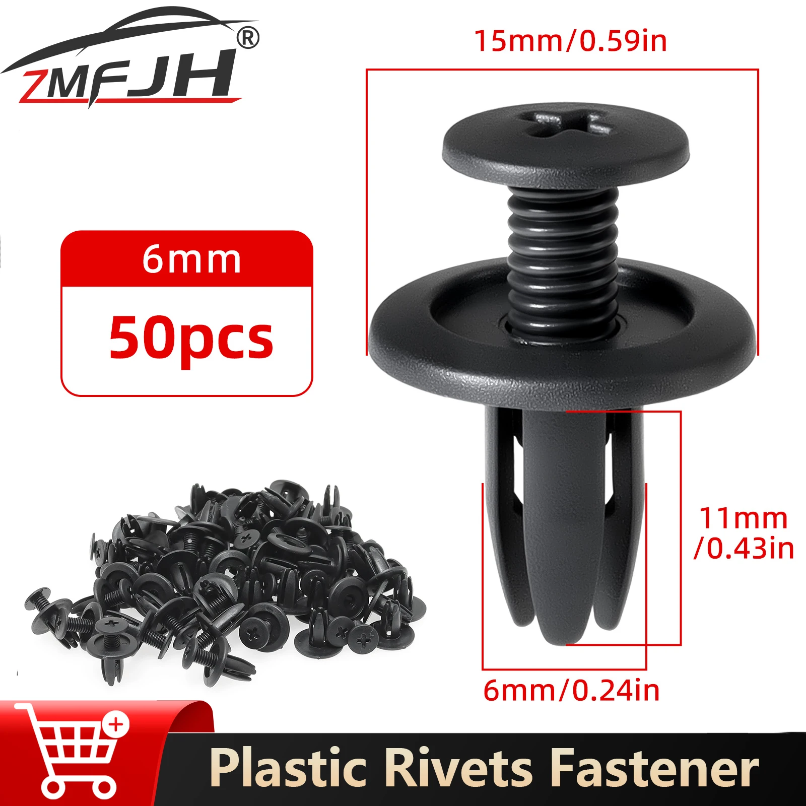 50 шт. 6 мм автомобильные пластиковые заклепки, крепеж для бампера, заклепка, черные зажимы, автомобильные крепежные зажимы для автомобильных аксессуаров
50 шт. 6 мм автомобильные пластиковые заклепки, крепеж для бампера, заклепка, черные зажимы, автомобильные крепежные зажимы для автомобильных аксессуаров
