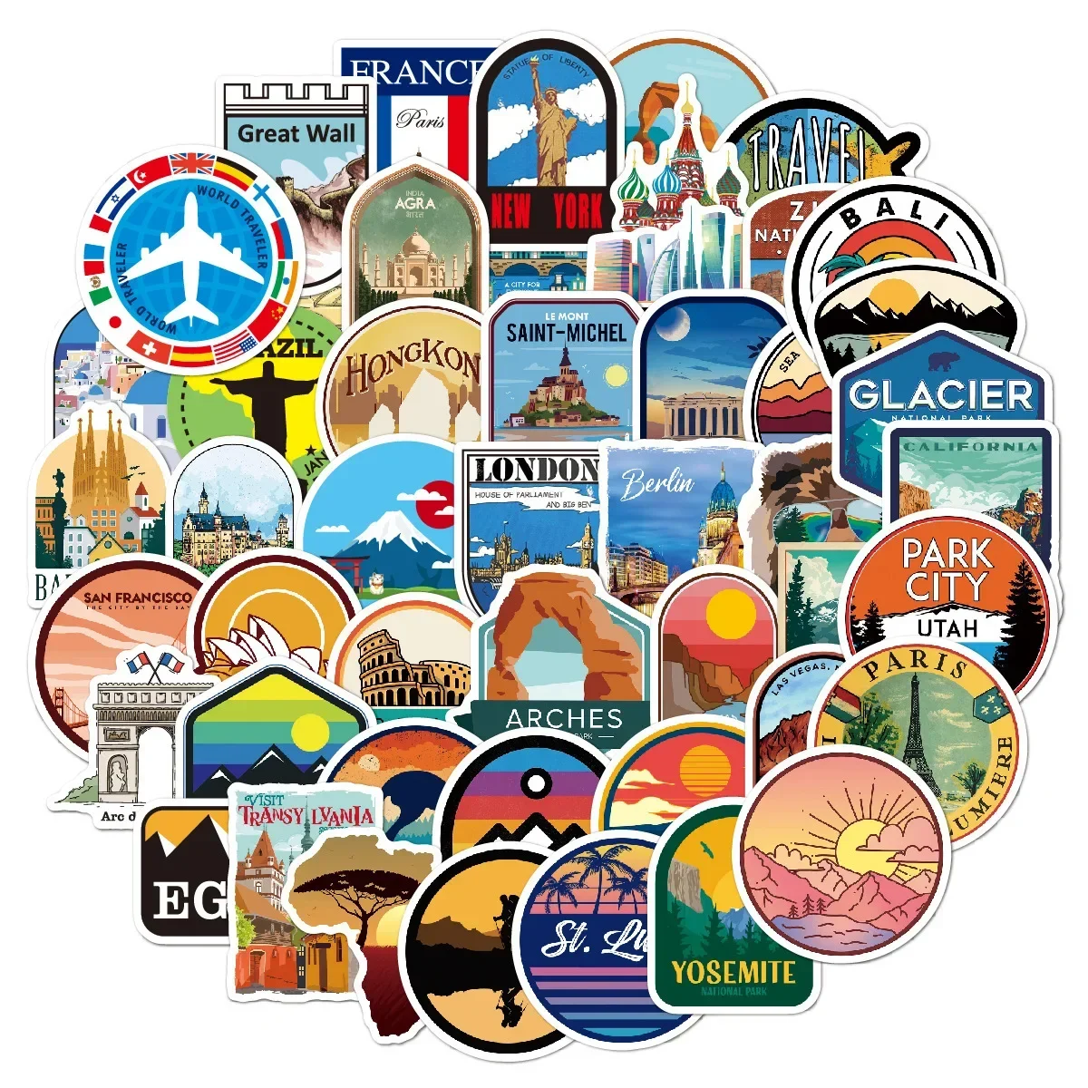 10/30/50pcs World City Outdoor Landmark Landscape Stickers Laptop Luggage Motorcycle Phone Car Guitar Waterproof Sticker Kid
10/30/50pcs World City Outdoor Landmark Landscape Stickers Laptop Luggage Motorcycle Phone Car Guitar Waterproof Sticker Kid