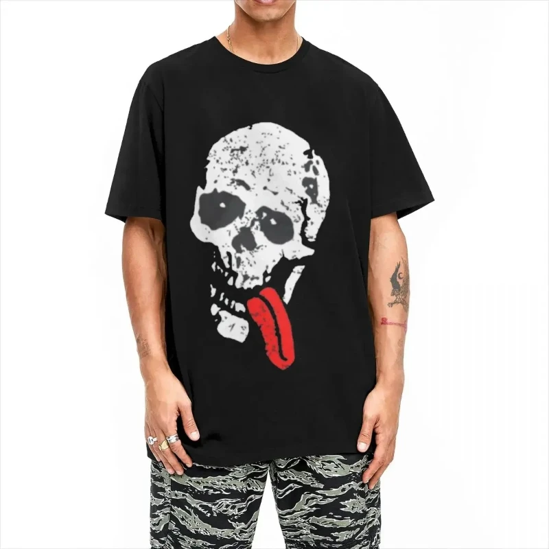 Summer new y2k unisex dark style skull print Gothic loose T-shirt outdoor street style camping top
Summer new y2k unisex dark style skull print Gothic loose T-shirt outdoor street style camping top