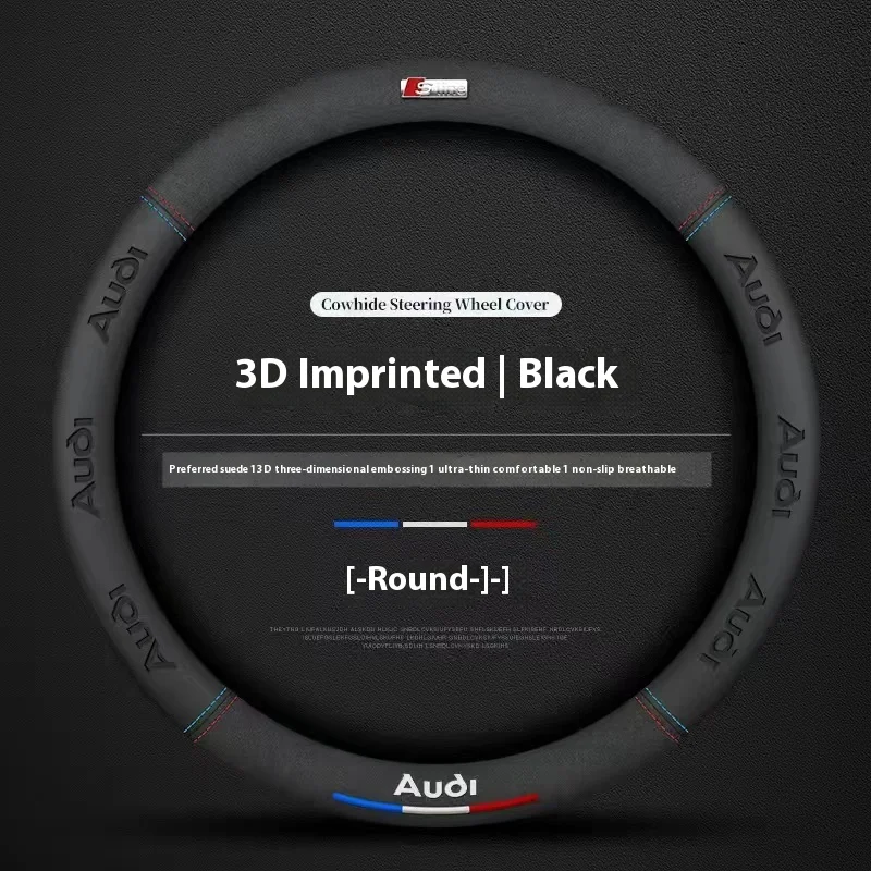 Car Ventilate Anti-Slip Suede Steering Wheel Cover For Audi S Line RS3 RS4 RS5 TTRS Q3 Q5 Q7 Q8 TT S3 S4 S5 S6 A3 A4 A5 A6 A7 A8
Car Ventilate Anti-Slip Suede Steering Wheel Cover For Audi S Line RS3 RS4 RS5 TTRS Q3 Q5 Q7 Q8 TT S3 S4 S5 S6 A3 A4 A5 A6 A7 A8