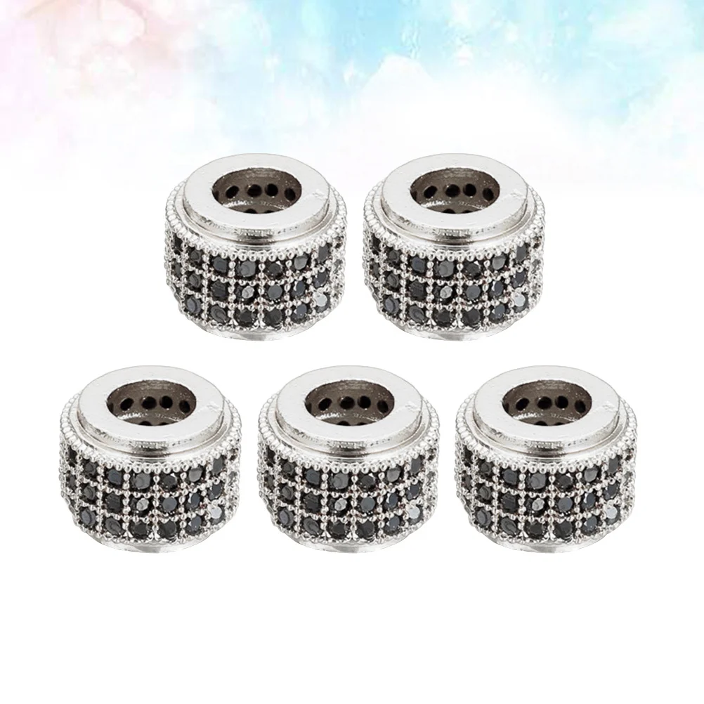 5Pcs Zircon Spacer Beads Stylish DIY Jewelry Making Beads for Necklace Bracelet Handmade Pendant Craft Gift for Friends
5Pcs Zircon Spacer Beads Stylish DIY Jewelry Making Beads for Necklace Bracelet Handmade Pendant Craft Gift for Friends