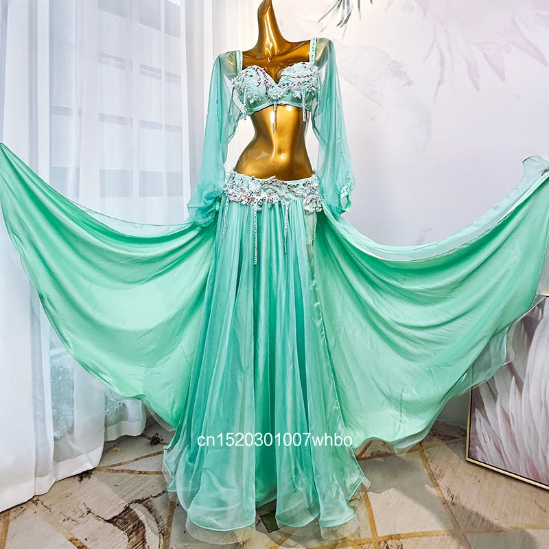 Belly Dance Women's Suit Custom Bra Top+satin Long Skirt 2-piece Adult and Children's Oriental Belly Dance Performance Set
Belly Dance Women's Suit Custom Bra Top+satin Long Skirt 2-piece Adult and Children's Oriental Belly Dance Performance Set