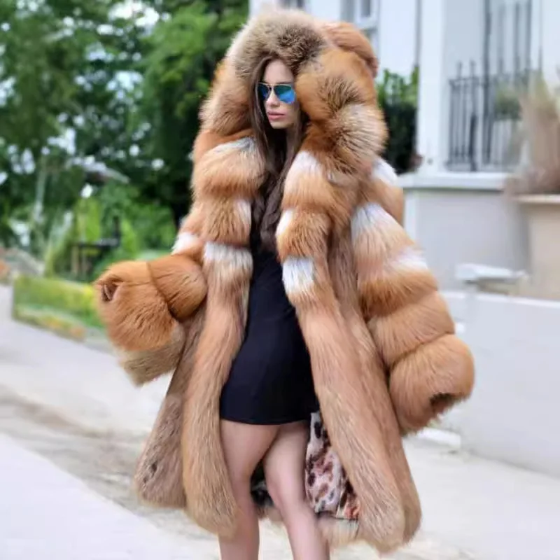 2023 New Imitation Fur Jacket Women's Clothing Hooded Warm Medium and Long European and American Express Cross-border
2023 New Imitation Fur Jacket Women's Clothing Hooded Warm Medium and Long European and American Express Cross-border