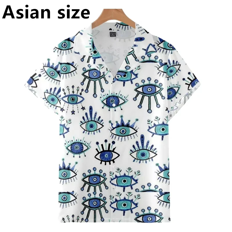 Ethnic Style Blue Eye 3D Printed Shirts For Men Clothes Fashion Punk Eyes Graphic Shirts Unisex Harajuku Short Sleeve Button Top
Ethnic Style Blue Eye 3D Printed Shirts For Men Clothes Fashion Punk Eyes Graphic Shirts Unisex Harajuku Short Sleeve Button Top