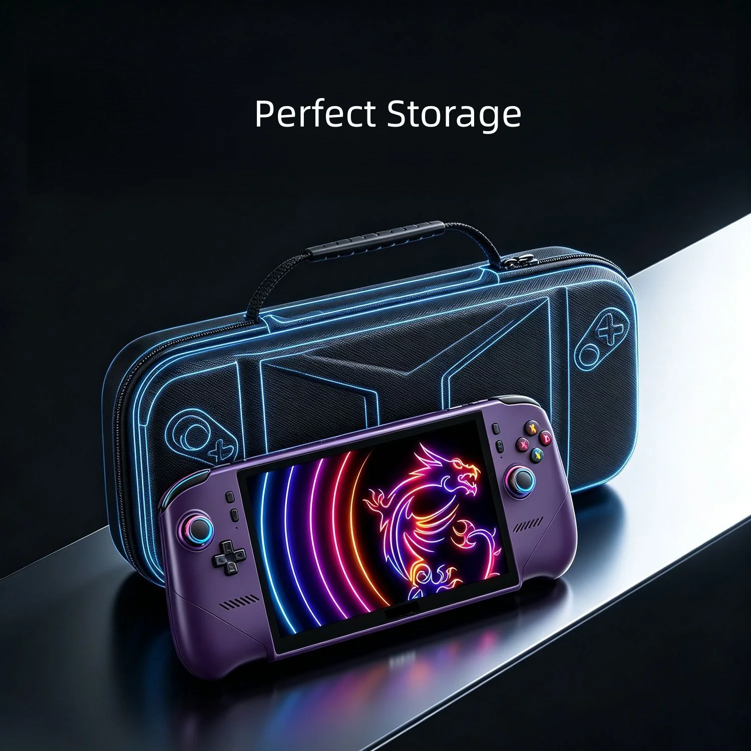 Hard Protective Storage Bag for Claw 8 EX AI+ Handheld Game Console Anti-drop Travel Carry Case with Mesh Storage Pockets
Hard Protective Storage Bag for Claw 8 EX AI+ Handheld Game Console Anti-drop Travel Carry Case with Mesh Storage Pockets