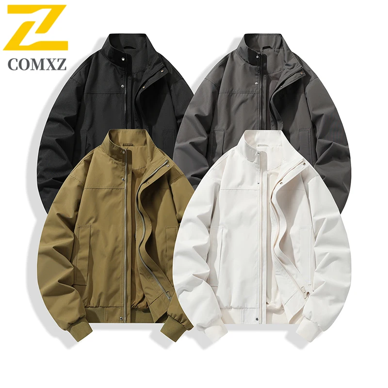 COMXZ Men Baseball Jacket 2025 Windproof Stand Collar Outdoor Hiking Camping Lightweight Waterproof Coat Trekking Sportswear
COMXZ Men Baseball Jacket 2025 Windproof Stand Collar Outdoor Hiking Camping Lightweight Waterproof Coat Trekking Sportswear