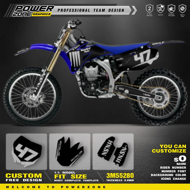 PowerZone Custom Team Graphics Backgrounds Decals Stickers Kit For YAMAHA YZF250 450 2006 2007 2008 2009 YZF250 YZF450 08
PowerZone Custom Team Graphics Backgrounds Decals Stickers Kit For YAMAHA YZF250 450 2006 2007 2008 2009 YZF250 YZF450 08