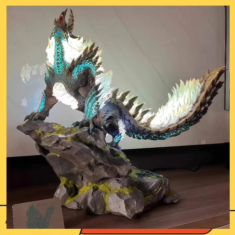 Monster Hunter World Zinogre, игровая фигурка, модель статуи, коллекция для мальчиков, украшение для рабочего стола, украшение, огни, игрушки, подарки
Monster Hunter World Zinogre, игровая фигурка, модель статуи, коллекция для мальчиков, украшение для рабочего стола, украшение, огни, игрушки, подарки