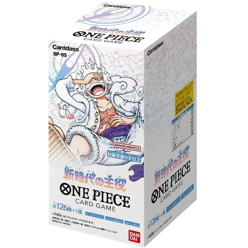 Bandai Original Anime Booster Box One Piece Главный герой новой эпохи OP05 Booster Tcg Rare Battle Collection Card Игрушка в подарок
Bandai Original Anime Booster Box One Piece Главный герой новой эпохи OP05 Booster Tcg Rare Battle Collection Card Игрушка в подарок