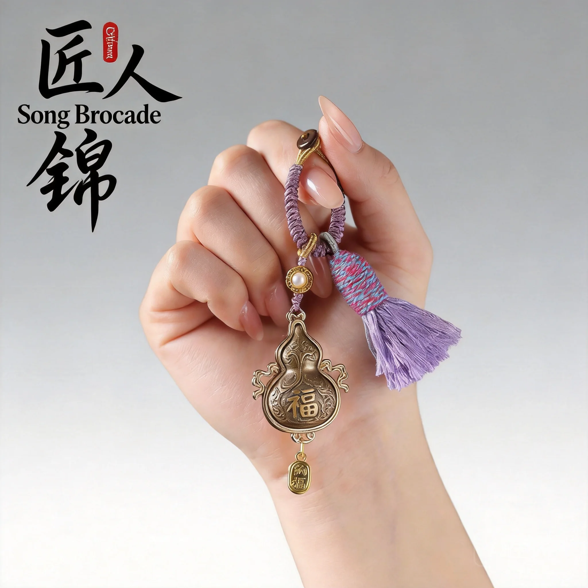 Chinese Traditional Song Brocade Gourd Keychain Lucky Blessing Wealth Attracting Pendant Bag Car Hanging Ornament Auspicious Goo
Chinese Traditional Song Brocade Gourd Keychain Lucky Blessing Wealth Attracting Pendant Bag Car Hanging Ornament Auspicious Goo