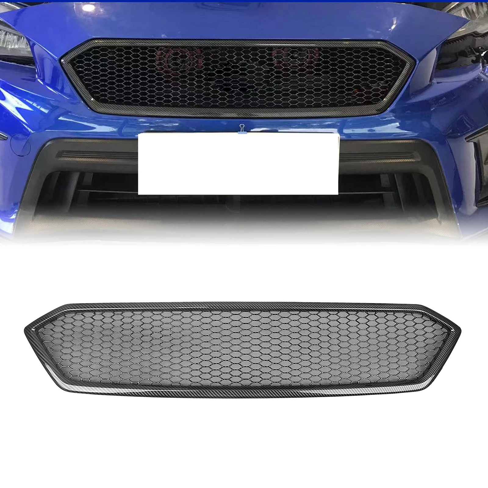 Передняя решетка из углеродного волокна/глянцевая черная верхняя решетка бампера с защитой от насекомых сеткой для Subaru Impreza WRX STI 18-21
Передняя решетка из углеродного волокна/глянцевая черная верхняя решетка бампера с защитой от насекомых сеткой для Subaru Impreza WRX STI 18-21