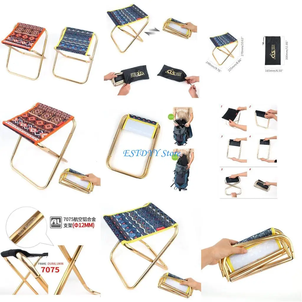 G6DE Portable 7075 Aluminum Alloy Folding for Ch Fishing Stool Outdoor Camping Beach Travel for Seat
G6DE Portable 7075 Aluminum Alloy Folding for Ch Fishing Stool Outdoor Camping Beach Travel for Seat