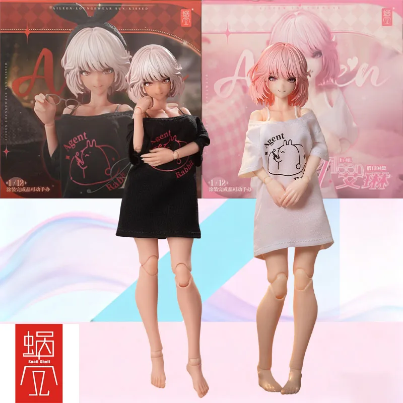 In Stock Original Box SnailShell Aileen RA-01L RA-01LS 1/12 Scale 155mm Movable Figure PVC ABS POM Replaceable Face Hand Parts
In Stock Original Box SnailShell Aileen RA-01L RA-01LS 1/12 Scale 155mm Movable Figure PVC ABS POM Replaceable Face Hand Parts