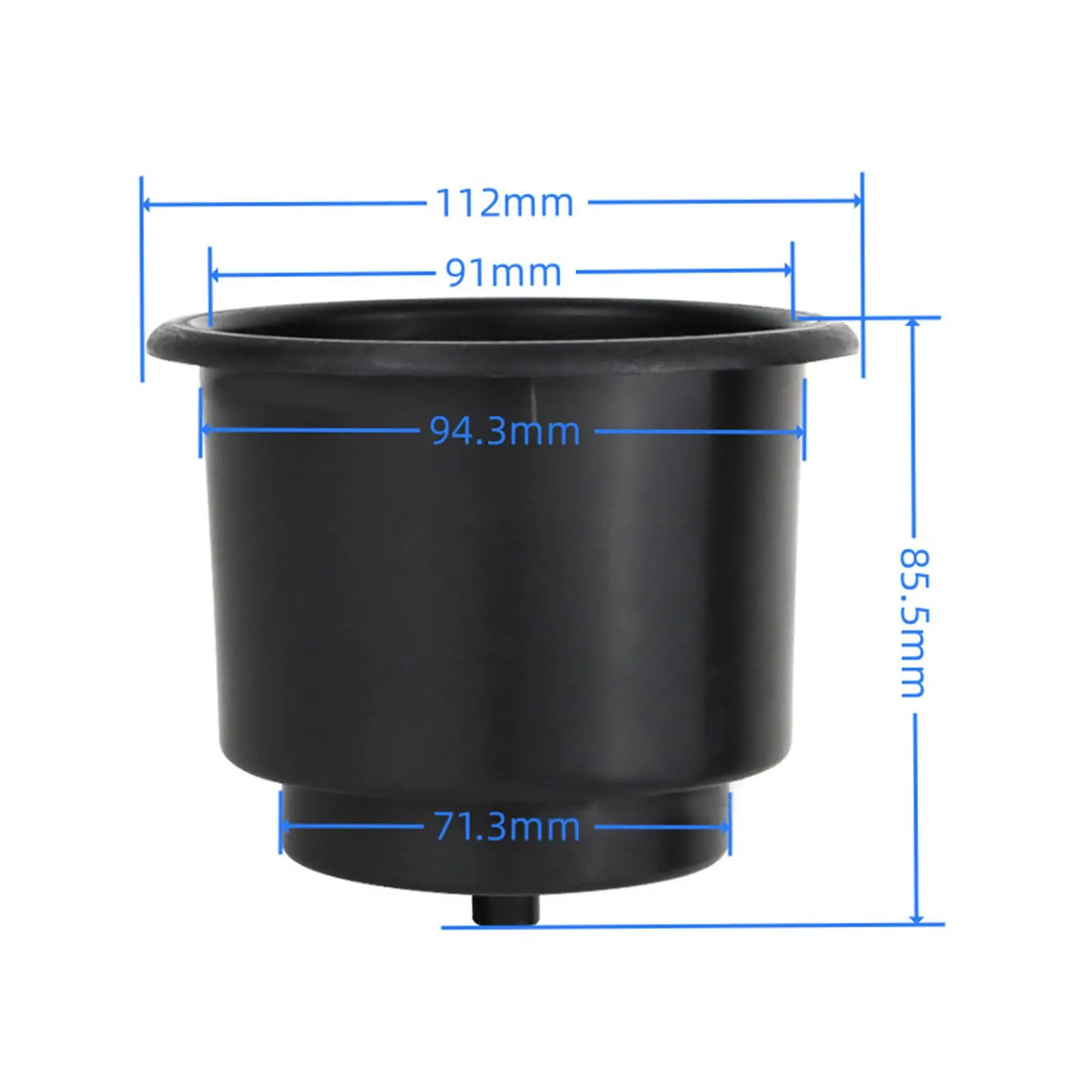 Recessed Cup Drink Holder Easy Installation Replacement Accessory Plastic Insert Black for Marine Boats Car Game Tables RV
Recessed Cup Drink Holder Easy Installation Replacement Accessory Plastic Insert Black for Marine Boats Car Game Tables RV