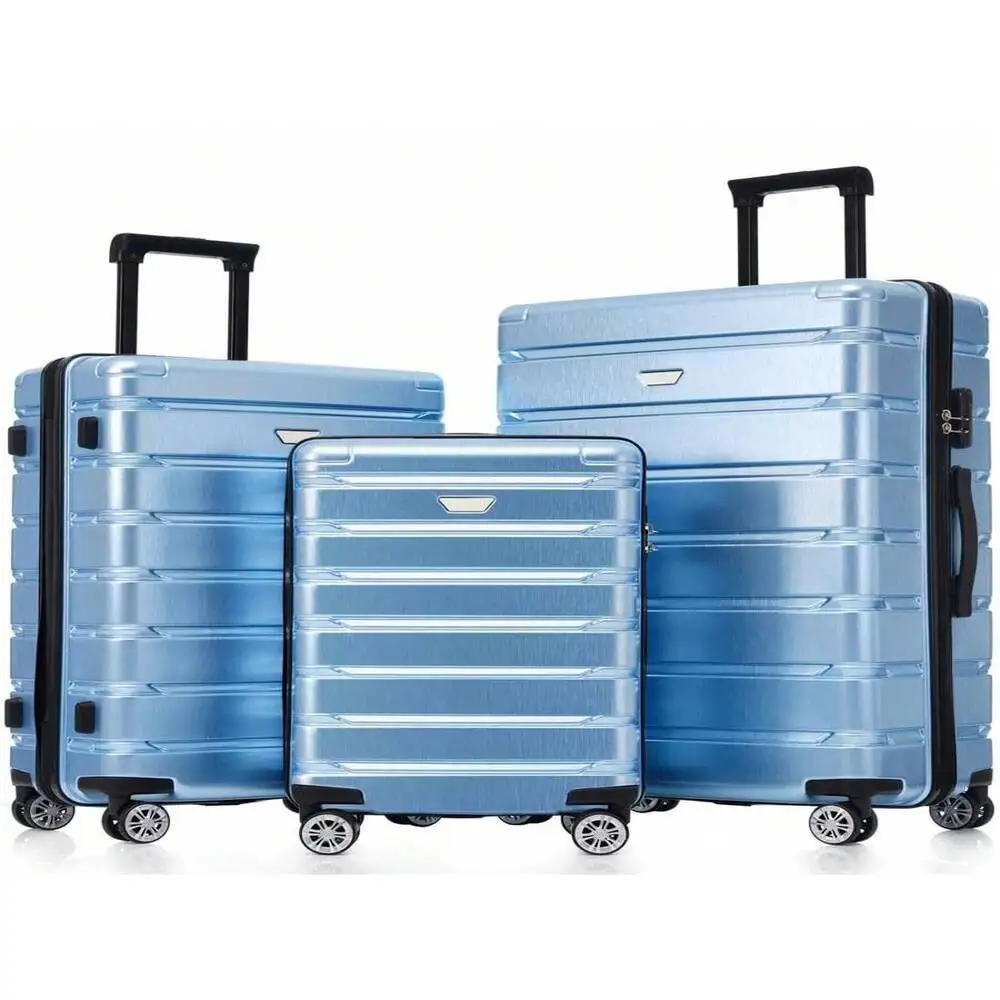 Набор чемоданов из 3 предметов, 20 + 24 + 28 дюймов — твердые вращающиеся колеса из АБС-пластика + ПК, унисекс, фиолетовый, туман для путешествий, деловых поездок
Набор чемоданов из 3 предметов, 20 + 24 + 28 дюймов — твердые вращающиеся колеса из АБС-пластика + ПК, унисекс, фиолетовый, туман для путешествий, деловых поездок