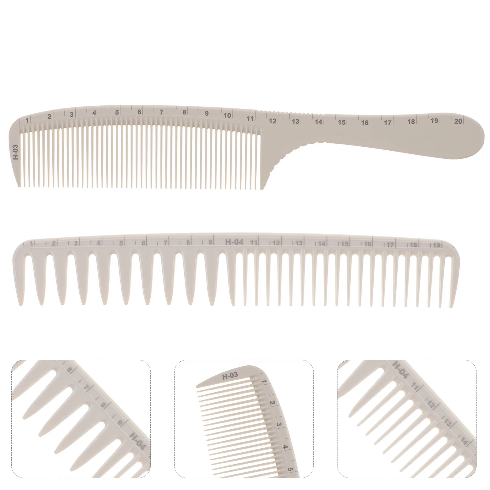 2Pcs Hair Cutting Combs Professional Salon Styling Lightweight Heat Resistant Hairdressing Parting Precision Ruler Comb
2Pcs Hair Cutting Combs Professional Salon Styling Lightweight Heat Resistant Hairdressing Parting Precision Ruler Comb