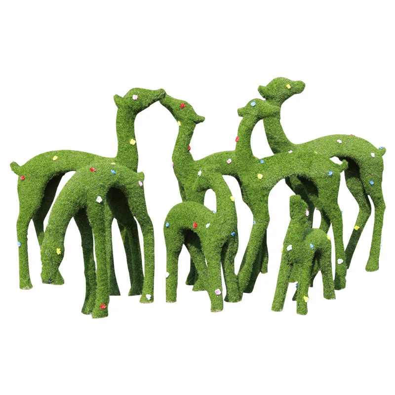 Simulation turf sika deer animal ornament outdoor garden courtyard green sculpture real estate scenic lawn ornament
Simulation turf sika deer animal ornament outdoor garden courtyard green sculpture real estate scenic lawn ornament
