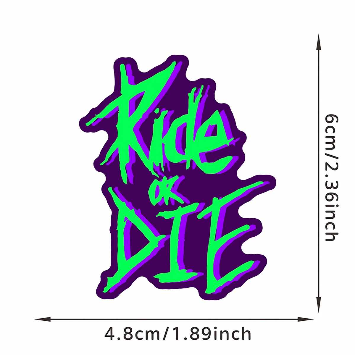 2Pcs RIDE OR DIE Letter Waterproof PVC Sticker, Decal for Motorcycle Bicycle Frame Decor
2Pcs RIDE OR DIE Letter Waterproof PVC Sticker, Decal for Motorcycle Bicycle Frame Decor