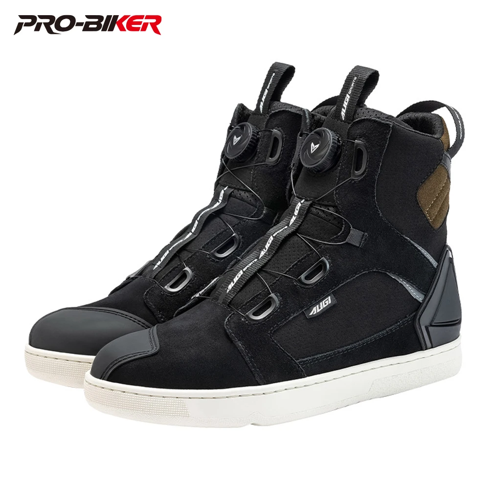 Черные мотоциклетные ботинки, мужские мотоциклетные ботинки сильной гибкости, износостойкие ботинки Scarpe Moto Uomo для мужчин-мотоциклистов
Черные мотоциклетные ботинки, мужские мотоциклетные ботинки сильной гибкости, износостойкие ботинки Scarpe Moto Uomo для мужчин-мотоциклистов