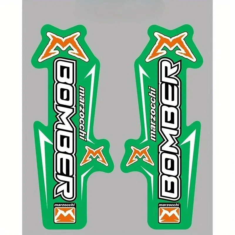 2 bicycle front fork stickers, mountain bike DIY color decorative stickers, cycling accessories stickers.
2 bicycle front fork stickers, mountain bike DIY color decorative stickers, cycling accessories stickers.