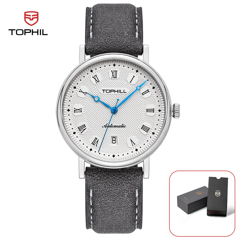 OPHILL 40mm Men's Automatic Mechanical Watch Miyota 9015 Movement 6 O'Clock Date Sapphire Glass 5ATM Waterproof Daily Wristwatch
OPHILL 40mm Men's Automatic Mechanical Watch Miyota 9015 Movement 6 O'Clock Date Sapphire Glass 5ATM Waterproof Daily Wristwatch