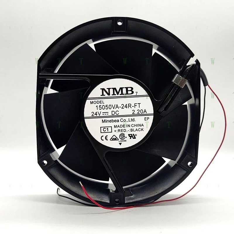 H 1 pcs NMB 15050VA-24R-FT 24V 2.20A 17251 17CM Cooling Fan.
H 1 pcs NMB 15050VA-24R-FT 24V 2.20A 17251 17CM Cooling Fan.