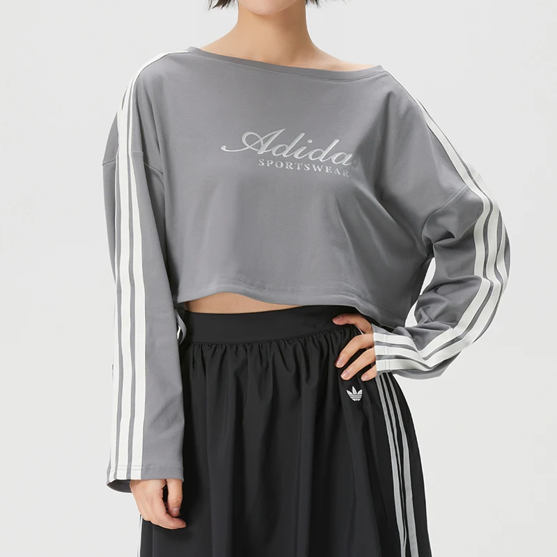 Adidas Women's Sports Long-Sleeved T-Shirt Fashionable Short Casual Comfortable Breathable Round Neck Training Top Kx8924
Adidas Women's Sports Long-Sleeved T-Shirt Fashionable Short Casual Comfortable Breathable Round Neck Training Top Kx8924
