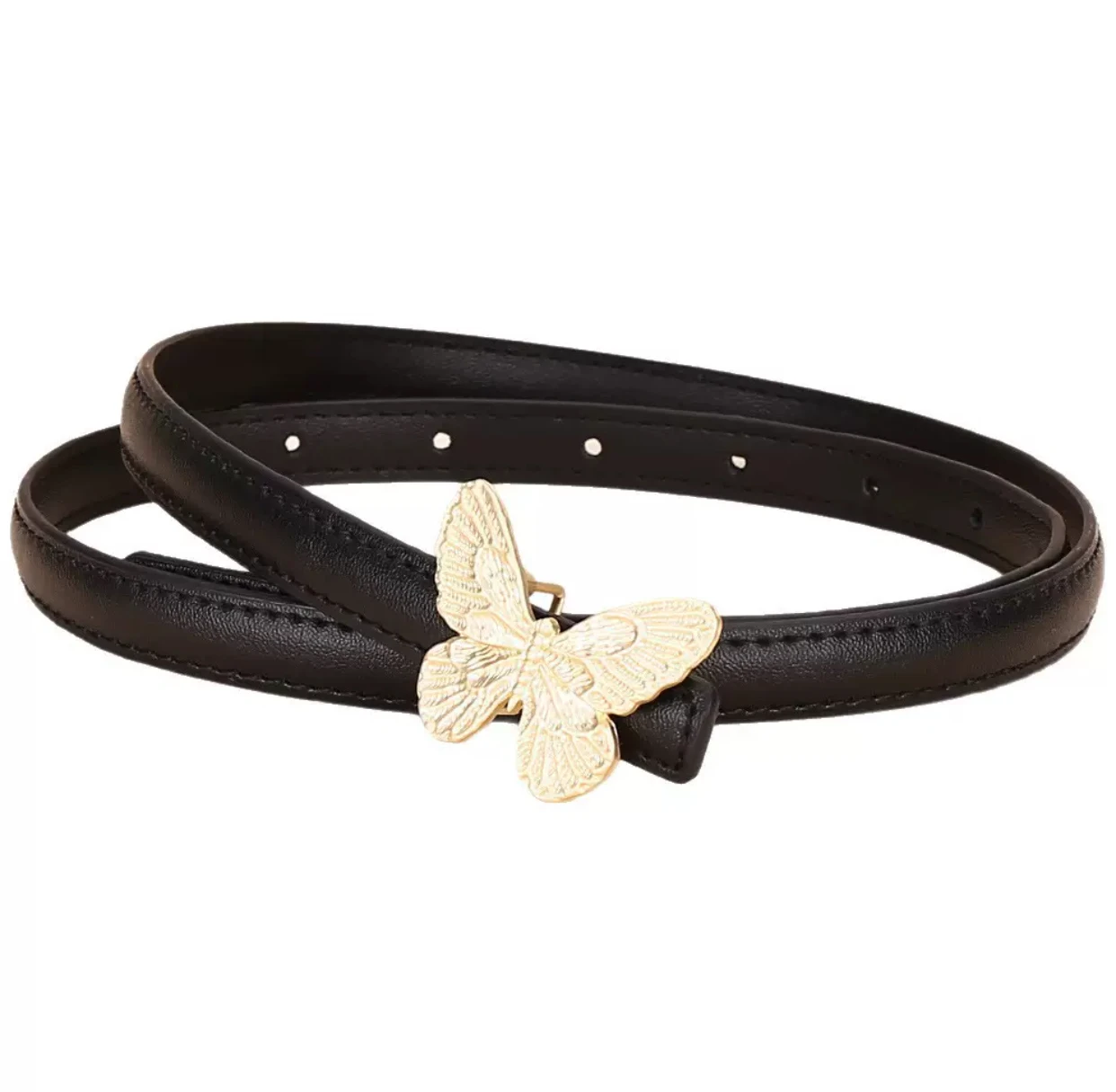 100-110cm * 1.4cm Luxury design feeling butterfly genuine leather belt Fashionable, versatile,leather, simple, high-end feeling
100-110cm * 1.4cm Luxury design feeling butterfly genuine leather belt Fashionable, versatile,leather, simple, high-end feeling