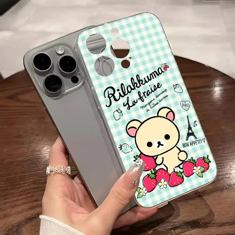 Чехол RilakkumaS для телефона iphone 14Pro 16 15 11 12 14 Pro Max Mini 8 Plus XR XS SE2020, прозрачный чехол
Чехол RilakkumaS для телефона iphone 14Pro 16 15 11 12 14 Pro Max Mini 8 Plus XR XS SE2020, прозрачный чехол