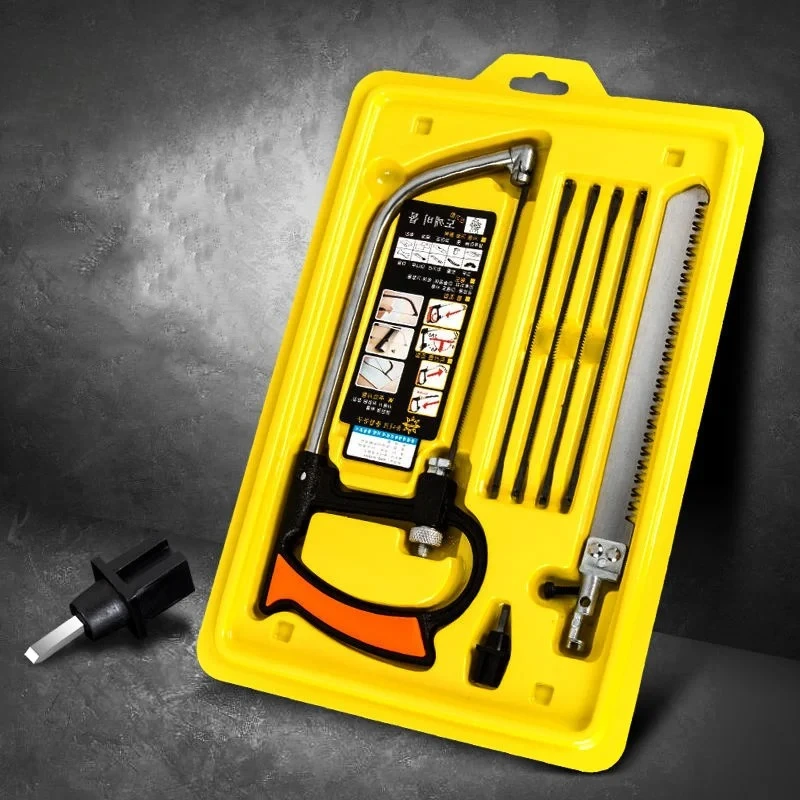 8in1 Saw Multi Purpose Steel Hand Saw Kit 6 Blades Wood Metal Glass Cutting DIY Woodworking Metalworking Model Hobby Repair Tool
8in1 Saw Multi Purpose Steel Hand Saw Kit 6 Blades Wood Metal Glass Cutting DIY Woodworking Metalworking Model Hobby Repair Tool