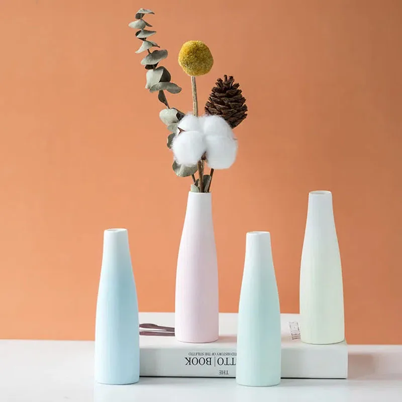4-Piece Vase Combination Ceramic Flower Arrangement Vase Home Decoration Vase Ornament Modern Simple Creative Flower Pot
4-Piece Vase Combination Ceramic Flower Arrangement Vase Home Decoration Vase Ornament Modern Simple Creative Flower Pot
