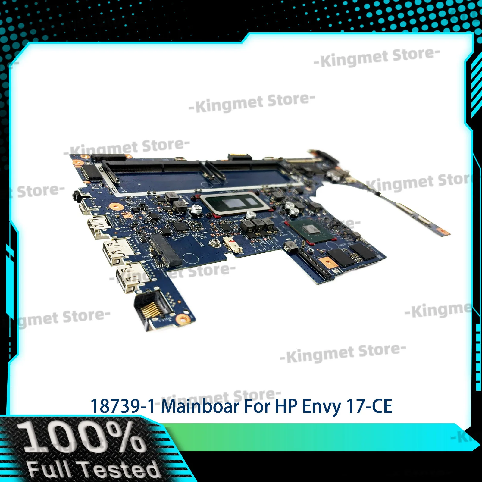 For HP Envy 17-CE 18739-1 L71621-601 L71621-001 Laptop Motherboard I5-8265U I5-10210U I7-8565U I7-10510U MX250 V4G 100% Tested
For HP Envy 17-CE 18739-1 L71621-601 L71621-001 Laptop Motherboard I5-8265U I5-10210U I7-8565U I7-10510U MX250 V4G 100% Tested