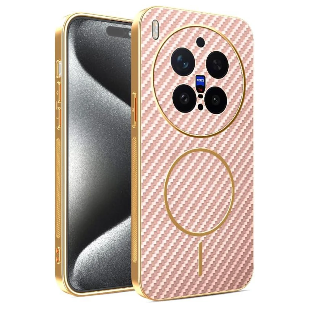 For Vivo X300/X300 Pro Magnetic Case Carbon Fiber Slim Silicone Shockproof Camera Protection Luxury Cover
For Vivo X300/X300 Pro Magnetic Case Carbon Fiber Slim Silicone Shockproof Camera Protection Luxury Cover