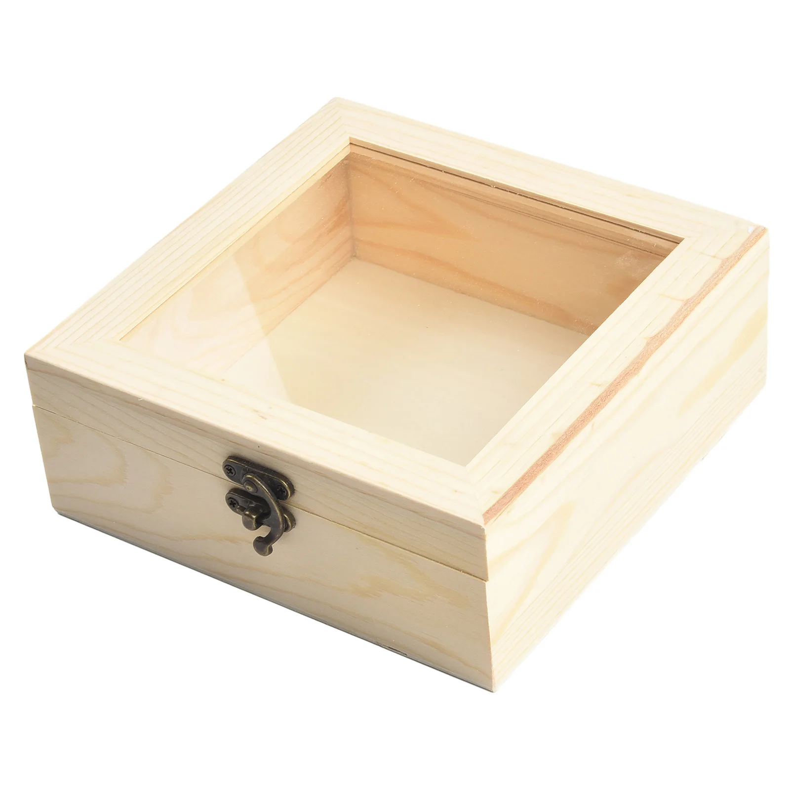Treasure Chest Storage Box Craft DIY Display Box Container Hinged Jewelry Box Personalizing Pine Square Acrylic
Treasure Chest Storage Box Craft DIY Display Box Container Hinged Jewelry Box Personalizing Pine Square Acrylic