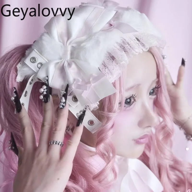 Массовая субкультура в японском стиле Harajuku Y2K, милая повязка для волос для девочек, плюшевый кружевной бант, универсальная повязка для волос, аксессуар для волос
Массовая субкультура в японском стиле Harajuku Y2K, милая повязка для волос для девочек, плюшевый кружевной бант, универсальная повязка для волос, аксессуар для волос