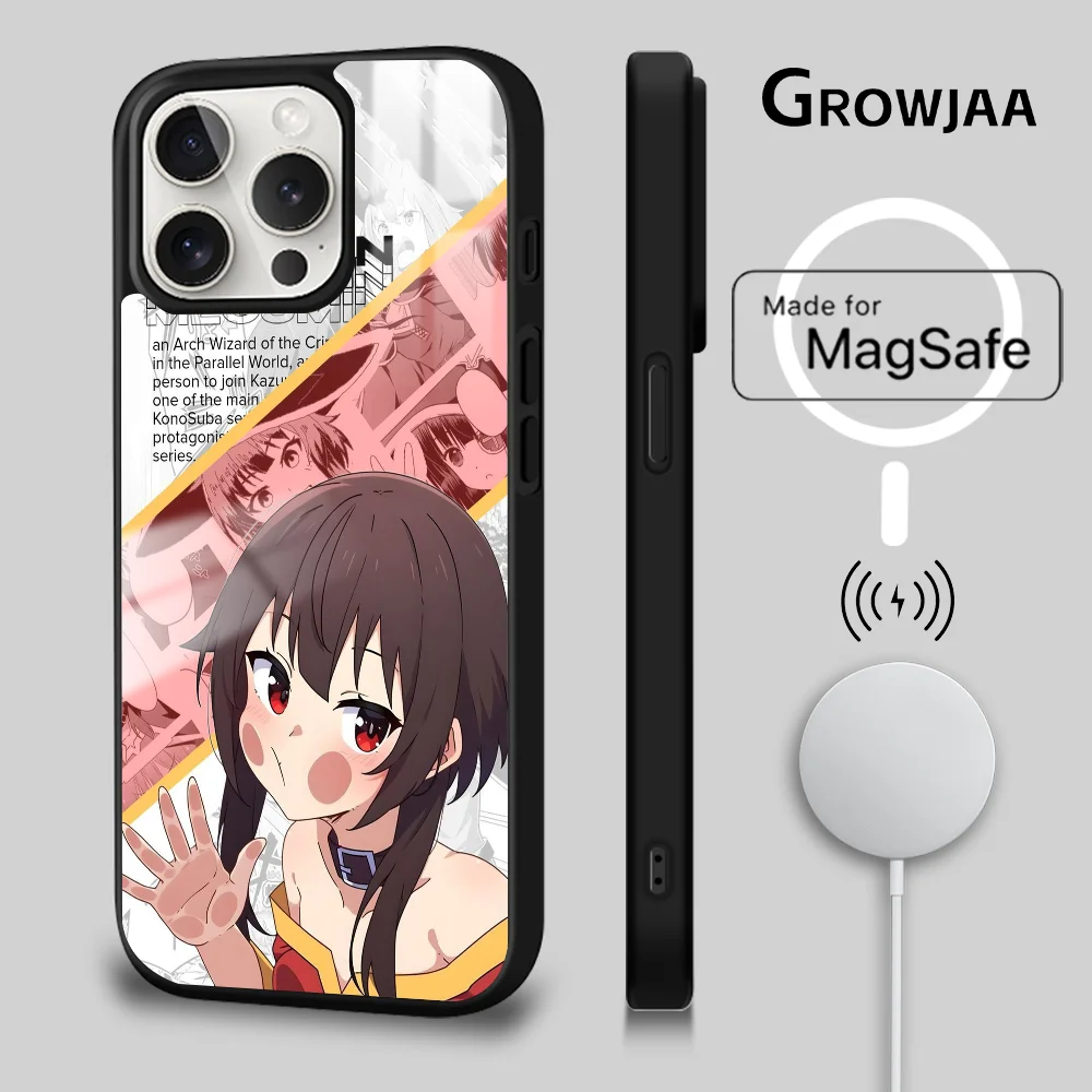 Anime M-Megumin Konosubas Phone Case For iPhone 16 15 14 13 12 11 Pro Max Plus Mini Magsafe Mirror Wireless Magnetic Cover
Anime M-Megumin Konosubas Phone Case For iPhone 16 15 14 13 12 11 Pro Max Plus Mini Magsafe Mirror Wireless Magnetic Cover