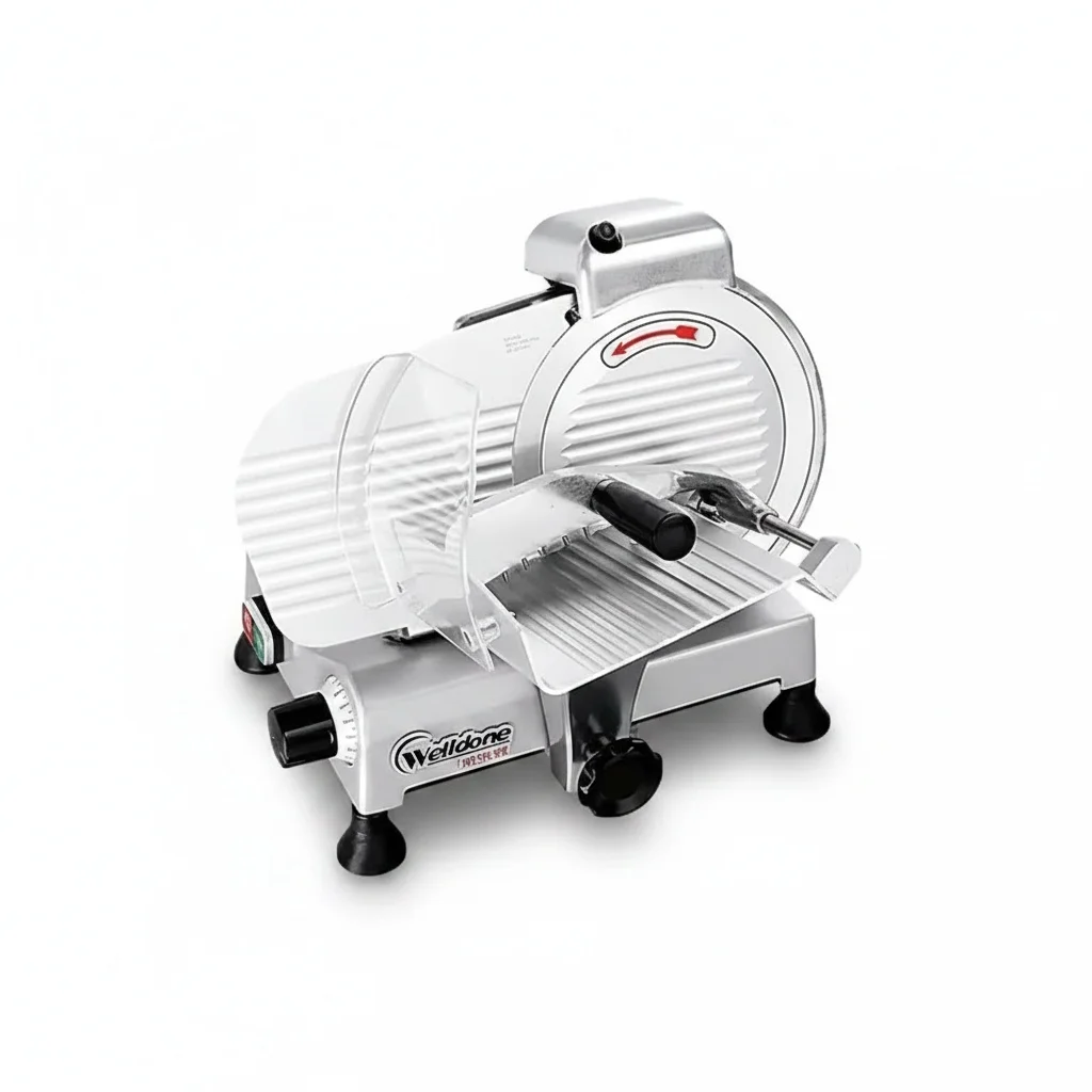 WED-B200B-2 Welldone Semi-automatic Meat Slicer Cutting Machine For Home Restaurant Stainless Steel Automatic Electric Kebab
WED-B200B-2 Welldone Semi-automatic Meat Slicer Cutting Machine For Home Restaurant Stainless Steel Automatic Electric Kebab