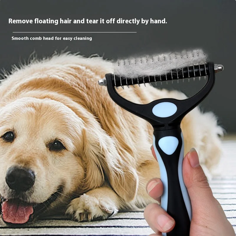 Professional Double-Sided Pet Grooming Comb for Dogs and Cats, Detangle, Beautify, Remove Fleas and Loose Hair, Pet Supply Comb
Professional Double-Sided Pet Grooming Comb for Dogs and Cats, Detangle, Beautify, Remove Fleas and Loose Hair, Pet Supply Comb