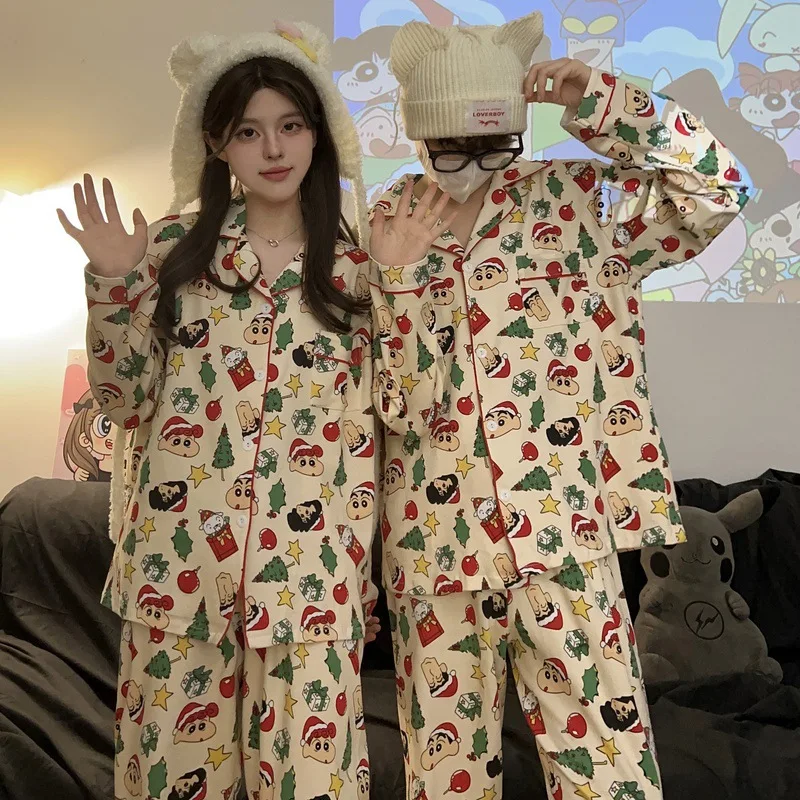 New Classic Cartoon Graffiti Couples Pajamas Set Long Sleeve with Pants Homewear Causal Clothings Spring and Autumn Kawaii Shirt
New Classic Cartoon Graffiti Couples Pajamas Set Long Sleeve with Pants Homewear Causal Clothings Spring and Autumn Kawaii Shirt