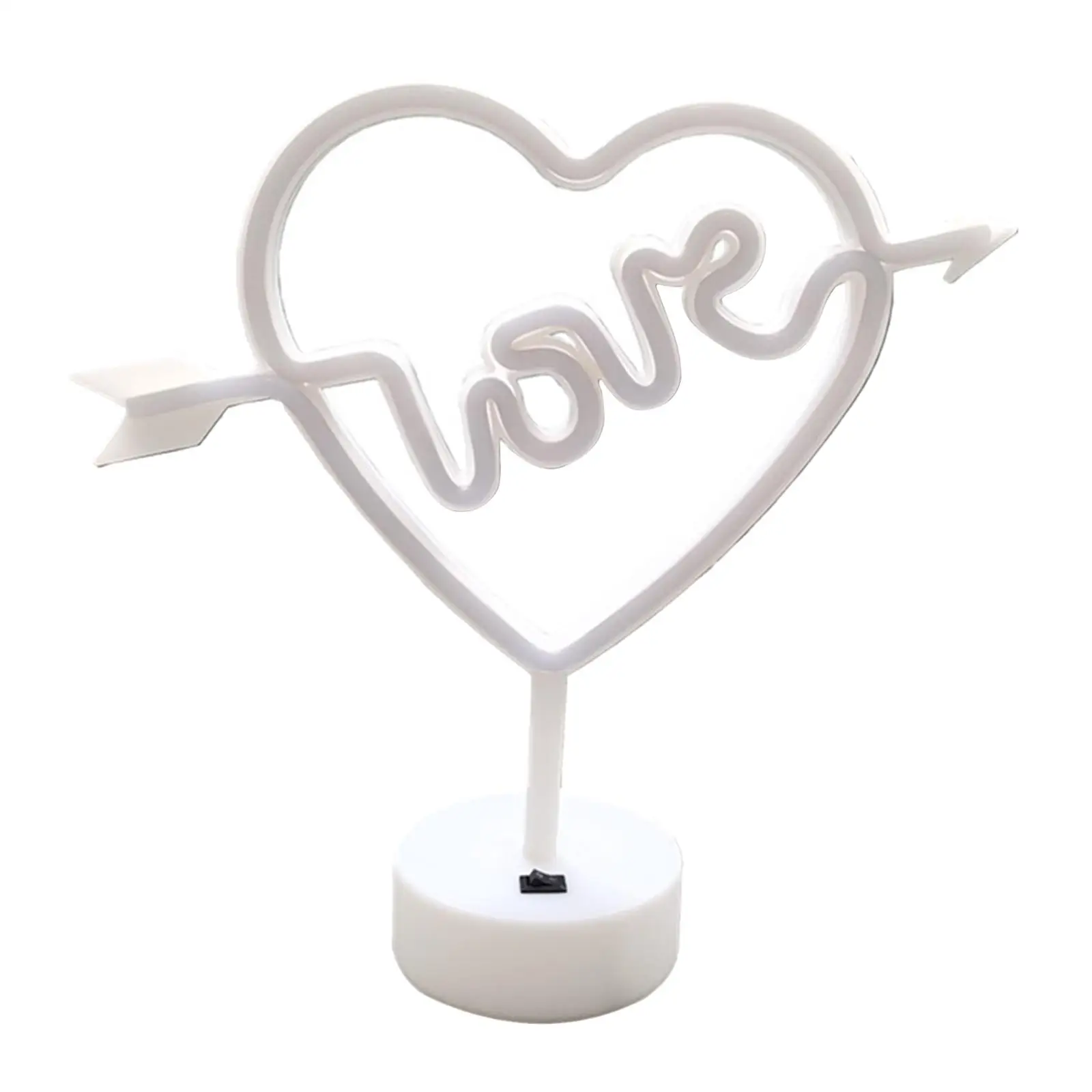 LED Neon Sign with Holder Base Romantic Decorative Ornament Neon Light for Holiday Wedding Table
LED Neon Sign with Holder Base Romantic Decorative Ornament Neon Light for Holiday Wedding Table